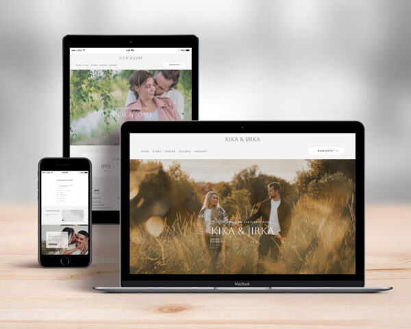 Šablona pro svatební web